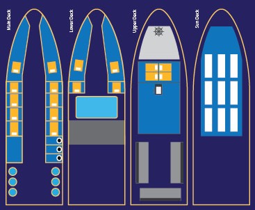 Manta Queen II Floor plan manta queen 1